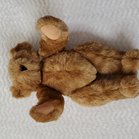 The Vermont Teddy Bear Company, 15" Brown Jointed Plush Stuffed Teddy Bear - Picture 4 of 8